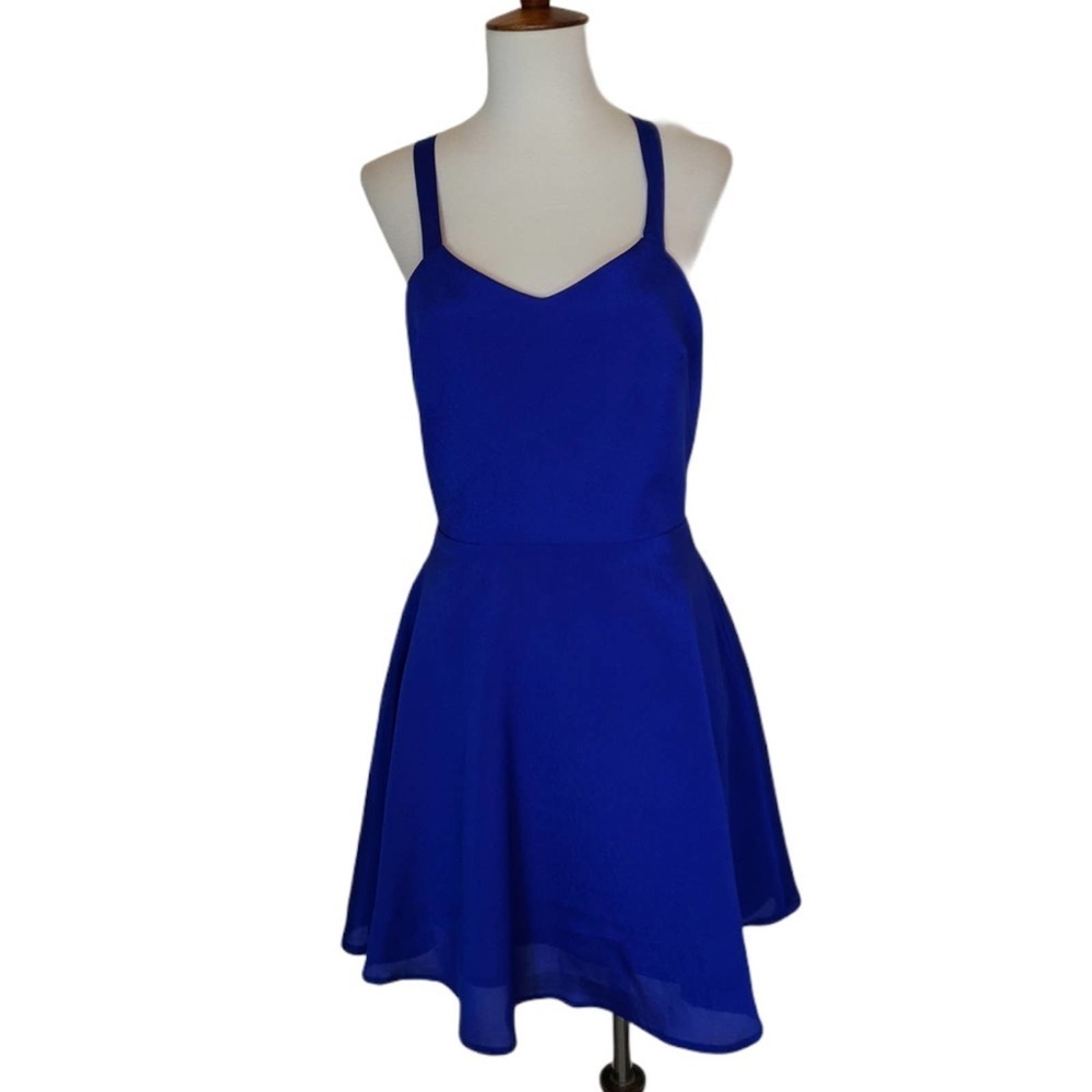 REVOLVE Naven Blue Sweetheart Mini Dress Small Preowned